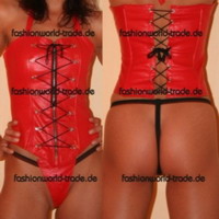 Domina Leder Corsage