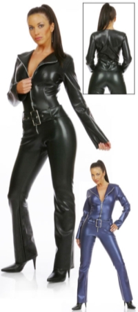 SEXY LEDER CATSUIT / OVERALL