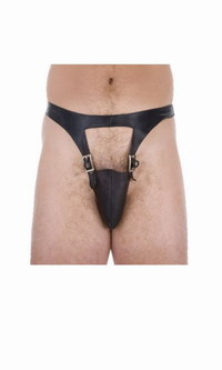 Herren Leder Slip