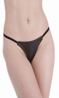 Damen Leder String