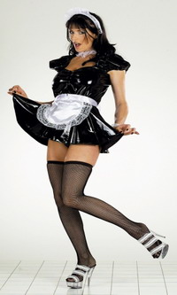 Lack Kleid Dienstm�dchen