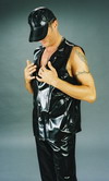 latex Herren Weste