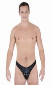 Herren Leder Slip