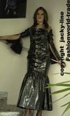 Gothic Abendkleid 100% PVC
