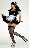 Lack Kleid Dienstm�dchen